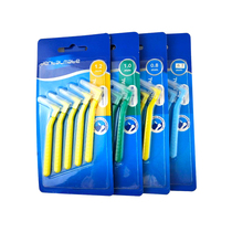 6 new versions of love life dental seam brush interdental brush L type 5 sets clean orthodontic gingival braces