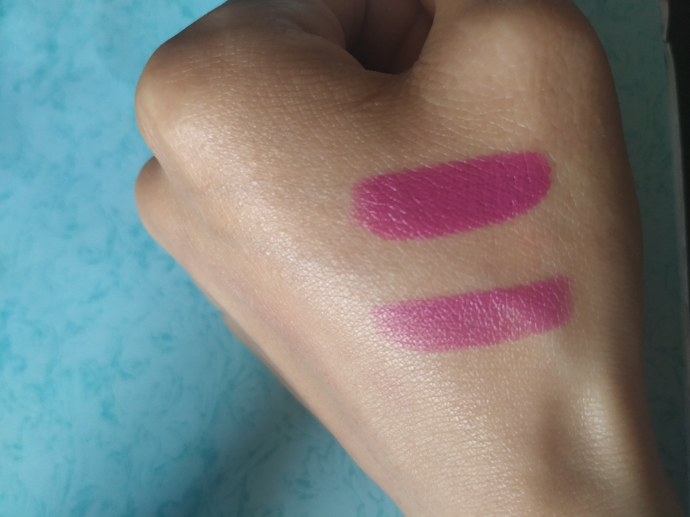 MAKE UP STORE明亮梅子色口红试色_in榜 MAKE UP STORE明亮梅子色口红试色