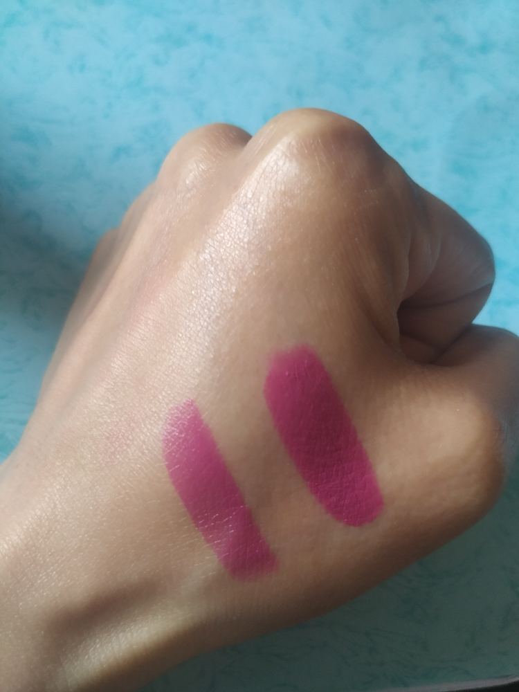 MAKE UP STORE明亮梅子色口红试色_in榜 MAKE UP STORE明亮梅子色口红试色