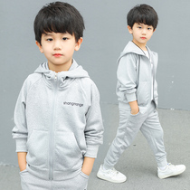 Boys' suit autumn outfit 2022 new handsome spring and autumn children's masculinity boy's moisture boy outfit