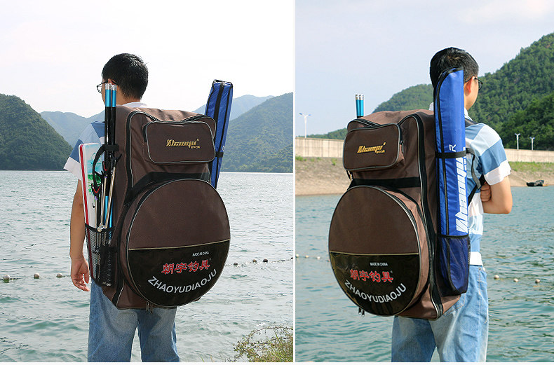 鱼包杆包钓椅包大号双肩背包工具包渔具包钓鱼背包鱼具垂钓