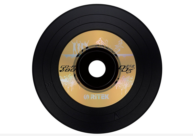 正品铼德黑胶音乐盘 cd-r 700m 空白光盘 刻录光盘 无损音乐光碟