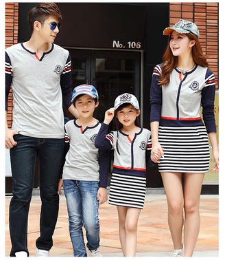 时尚辣妈辣爸亲子装