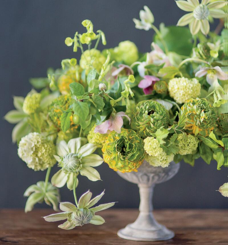 基安娜的四季花艺配色大师级单色系插花灵感指南