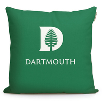 Custom gift holding pillow for study abroad at Dartmouth College Dartmouth College Souvenir E