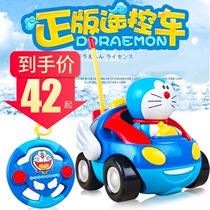 Children Doraemon cartoon remote control car remote control car toy Robot cat boy music electric baby racing car