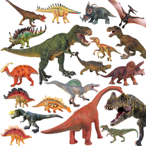 Childrens Dinosaur Toy Set Simulation Animal Large Tyrannosaurus Rex Plastic Model 6 Triceratops Kids 3 Boys