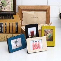 South Korea Imports theehaki Brief Joins Felt Desktop Pat Standing With Wall Decoration Small Photo Frame Photo Wall