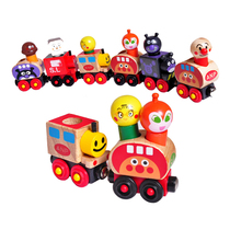 Wooden Thomas Bread Superhuman Magnetic Drag Rail Small Train Children Fun Puppet Morning Taught Toys