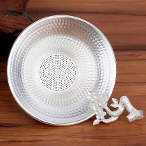 Plum Silver Tea Leak 999 Foot Silver Small Tea Leak Handmade Tea Filter Tea Filter Utilita Tea Filter Utilita Tea Tool