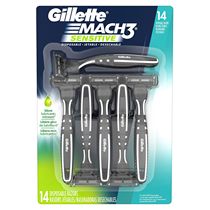 United States direct mail Gillette Gillette mach3 front Speed 3 disposable razor 14 pack