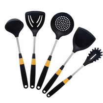 Pan Spade Silicone Shovel Non Stick Pan Special Shovel High Temperature Resistant Fried Vegetable Shovels Domestic Protective Pan Scoop Spoons Without Injury Pan Willful Powder Grab