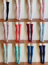 New color (Hualing)BJD DD socks 3 points 4 points 6 points Thigh socks stockings 13 colors candy anti-dyeing