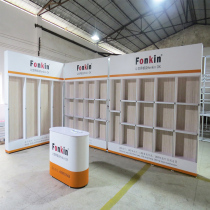 Portable modern sense booth custom assembly exhibition display cabinet detachable display rack free combination exhibition equipment