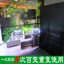 Production of customized portable advertising advertising LED lightbox exhibition with light box exhibition props