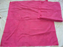 Collection of nostalgic old bedding silk thread Rose Red (two pieces) AB 2