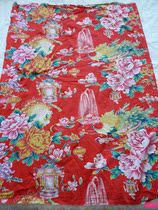 Collection of nostalgic old front northeast big cloth cotton lantern peacock Hua table AB 911-100