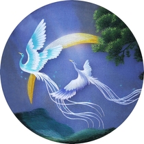 Su embroidery DIY kit Beginner set with group guidance with trace map reference Single-sided manual decorative painting flowers and birds