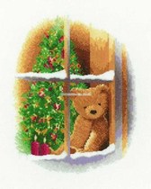 Heritage TWC1524 Christmas Small Bear Cross Embroidered source file xsd