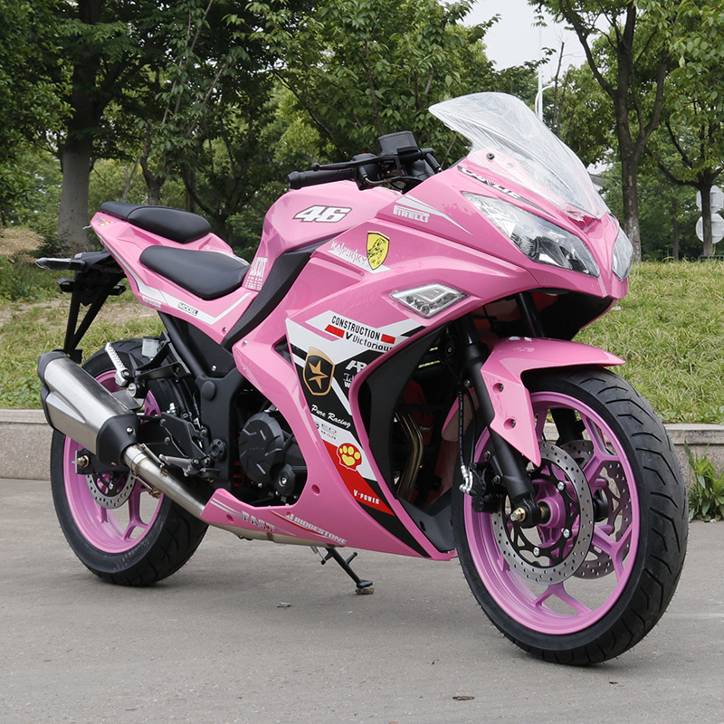 全新摩托车跑车国四电喷小忍者400c双缸公路赛地平线v6整车可上牌
