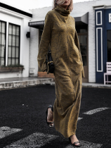 Clearance non-returnable wool dress R0136