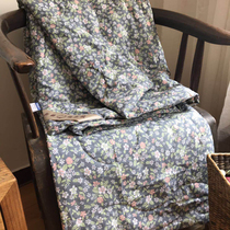 Sister Lius 100% cotton active printing quilt summer quilt pastoral style can be matched with the same four-piece set