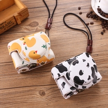 Sony ZV1 leather case 3 Chinese style ZVE10 cute cow RX100M6 case black card 7vlog5 camera bag