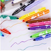 MAPED mapede thick head watercolor pen large head washable single red black bulk monochrome single painting