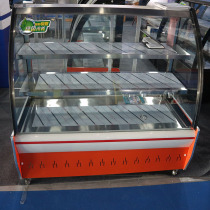 Commercial glass cake cabinet refrigerated display cabinet fruit cooked food dessert fresh air-cooled small