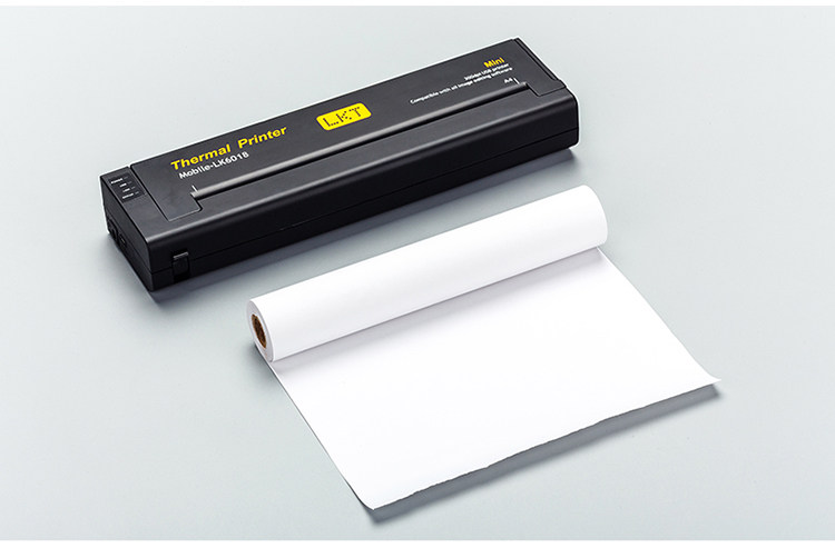 便携式打印机lk6018迷你移动a4热敏小型车载打印机纹身转印机