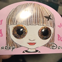 Anrey handmade products Drop glue eye tablets blythe small cloth with baby diy