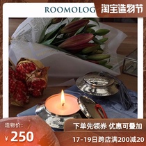 Roomology exclusive Moroccan imported handmade natural fragrance Copper nickel silver candle