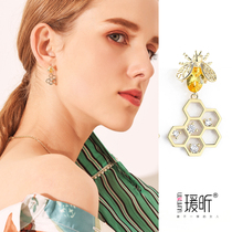 No ear clip female painless temperament earrings Net red earrings simple honey earrings Super Fairy earrings