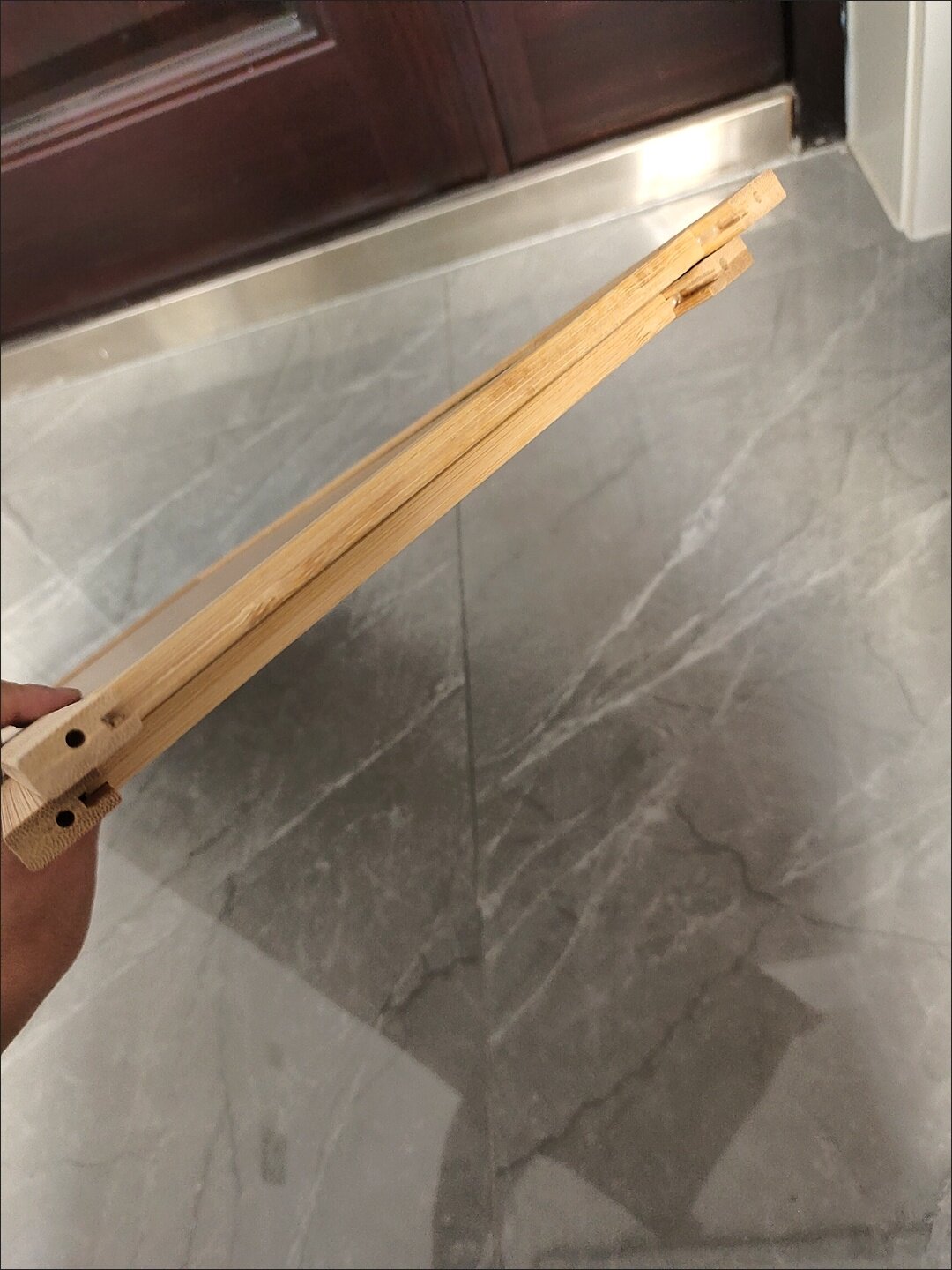 两层二层便宜原木室外门外家用门口简单竹制鞋架简易放鞋子的新款