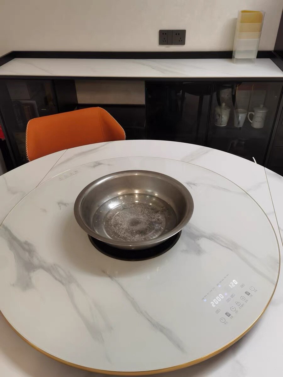 奥克斯火锅饭菜保温板家用多功能暖菜板热菜自动旋转加热菜板1334