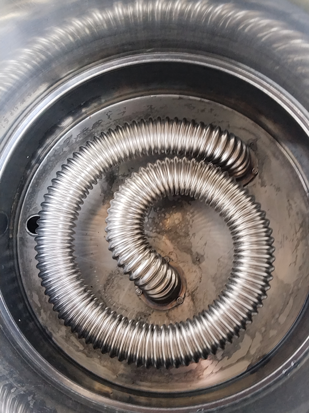 商用燃气煮面桶波纹管蒸锅早餐炉不锈钢加热火管下面圆管配件大全