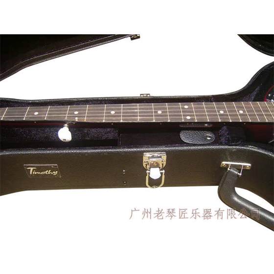 하드 기타 박스가있는 Timothy Timuxi Bottom 5 String Banjo 하드 기타 박스가있는 Timothy Timuxi Bottom 5 String Banjo