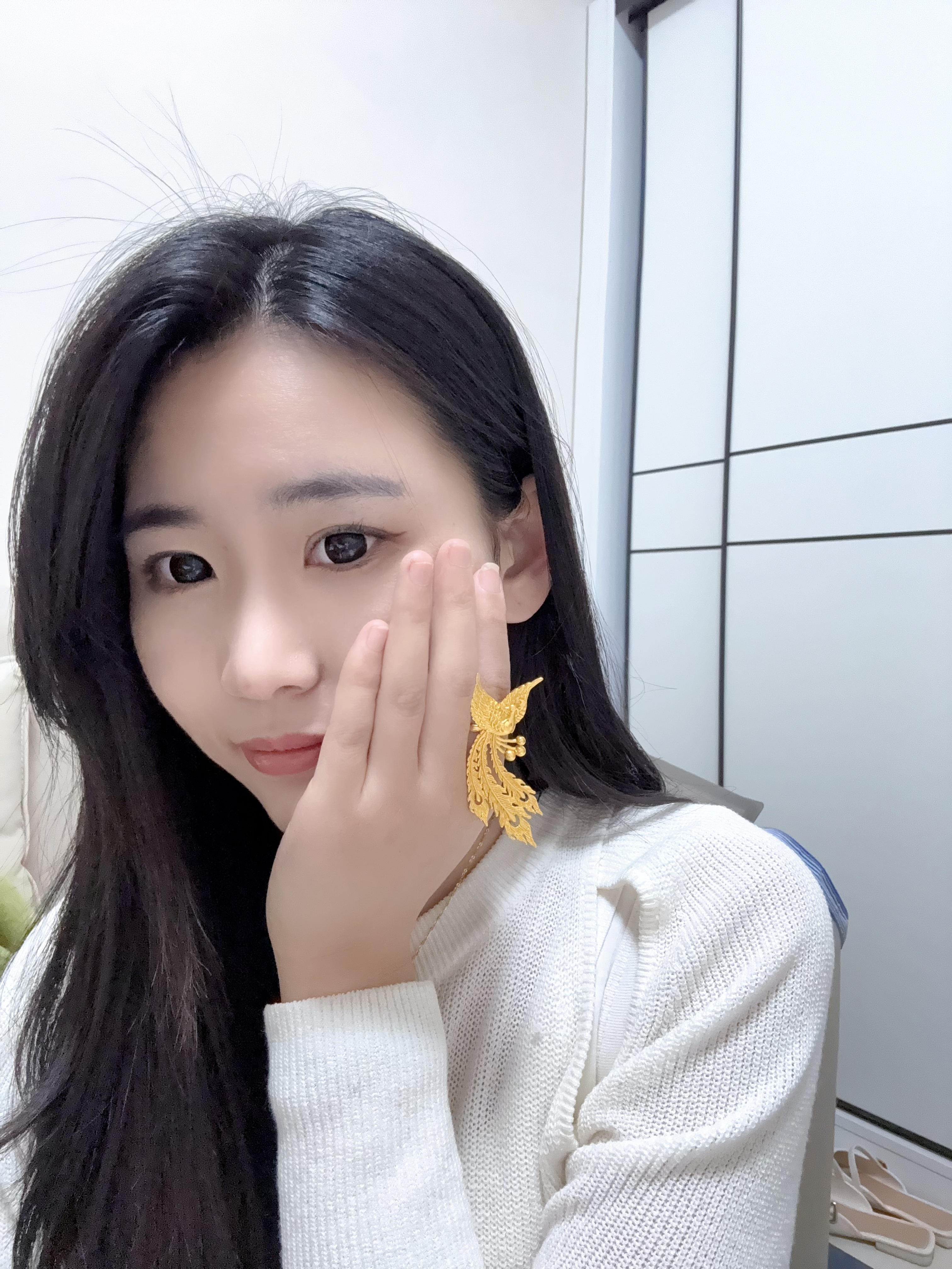 「凤舞九天」凤凰戒指精感致指环婚嫁尾戒求婚食指戒送礼物