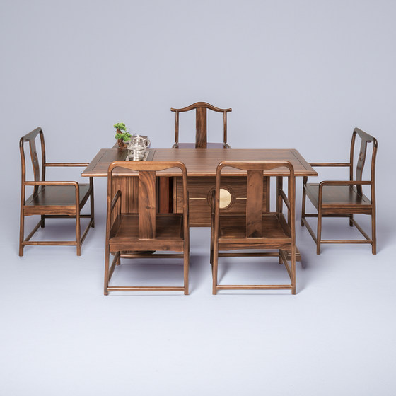 New Chinese style residential furniture Song Dynasty style pure solid wood tea table and chair combination office tea table tea table tea table tea table tea table
New Chinese style residential furniture Song Dynasty style pure solid wood tea table and chair combination office tea table tea table tea table tea table tea table