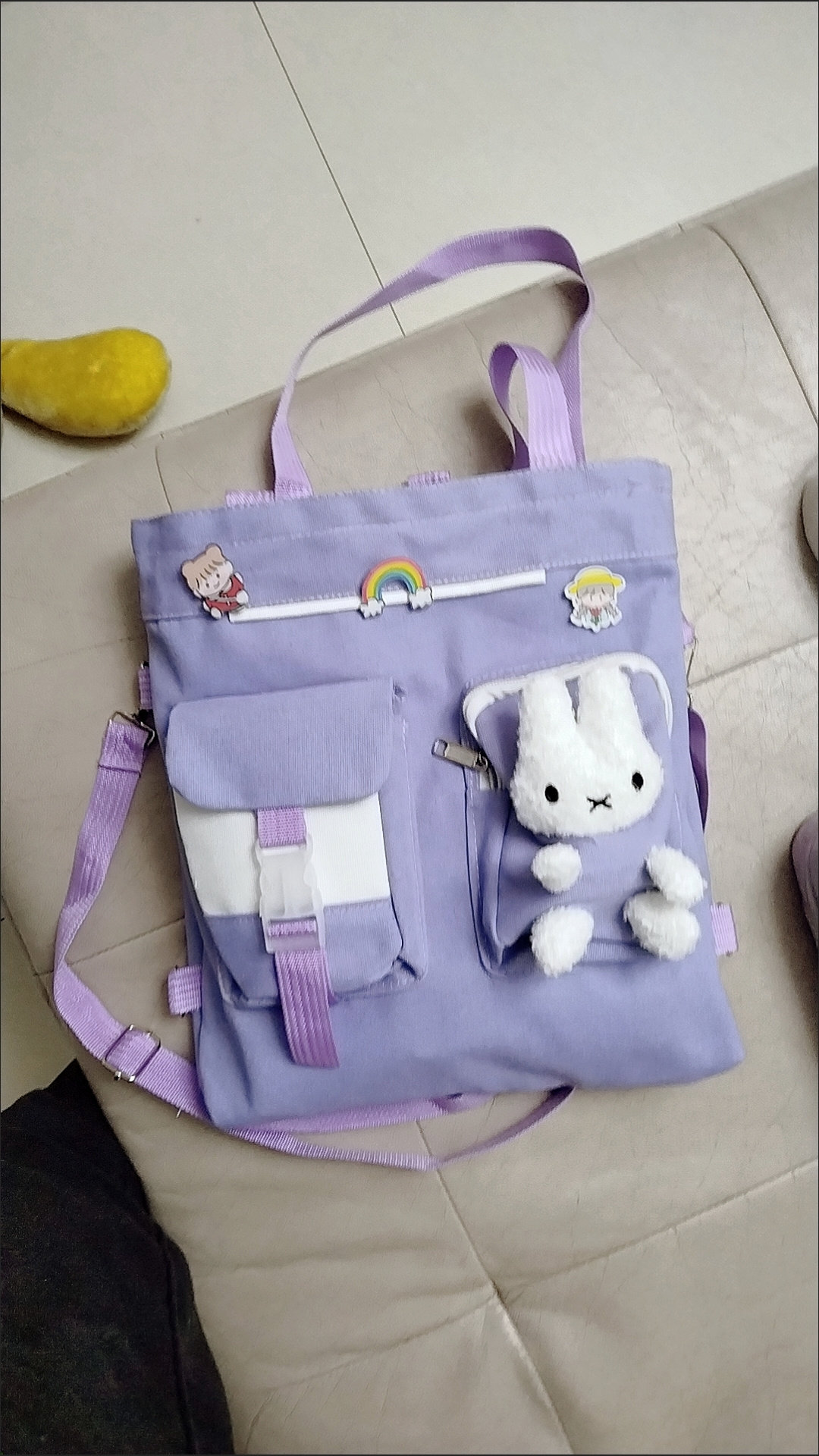 上学手提袋帆布包学生装书女童手提包儿童挎包轻便补习补课包袋