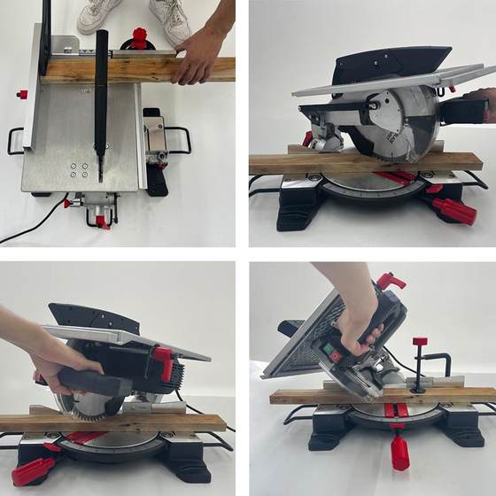 Xinnada Small Table Saw Miter Saw 이중 목적 복합 톱 8 인치 10 인치 다기능 고 차고 톱 알루미늄 기계 모델 Xinnada Small Table Saw Miter Saw 이중 목적 복합 톱 8 인치 10 인치 다기능 고 차고 톱 알루미늄 기계 모델