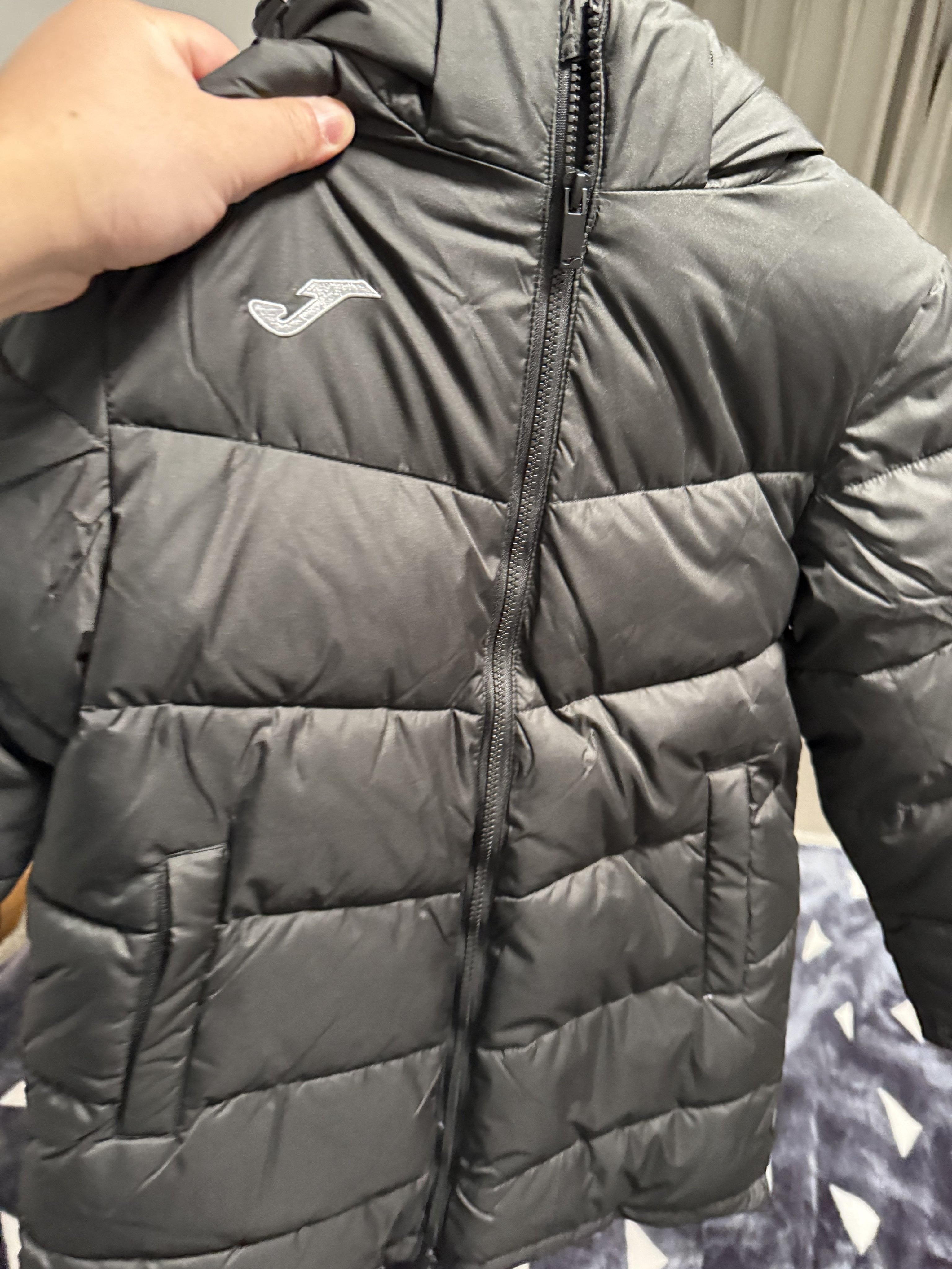 joma荷马秋冬童装中长款棉服男女童新款保暖休闲服百搭运动服外套