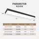 사무실 LED LONG Strip Lights 현대 간단한 단순한 슈퍼 럭셔리 천장 매달려 라인 샹들리에 한 줄 상점 상업용 램프 사무실 LED LONG Strip Lights 현대 간단한 단순한 슈퍼 럭셔리 천장 매달려 라인 샹들리에 한 줄 상점 상업용 램프