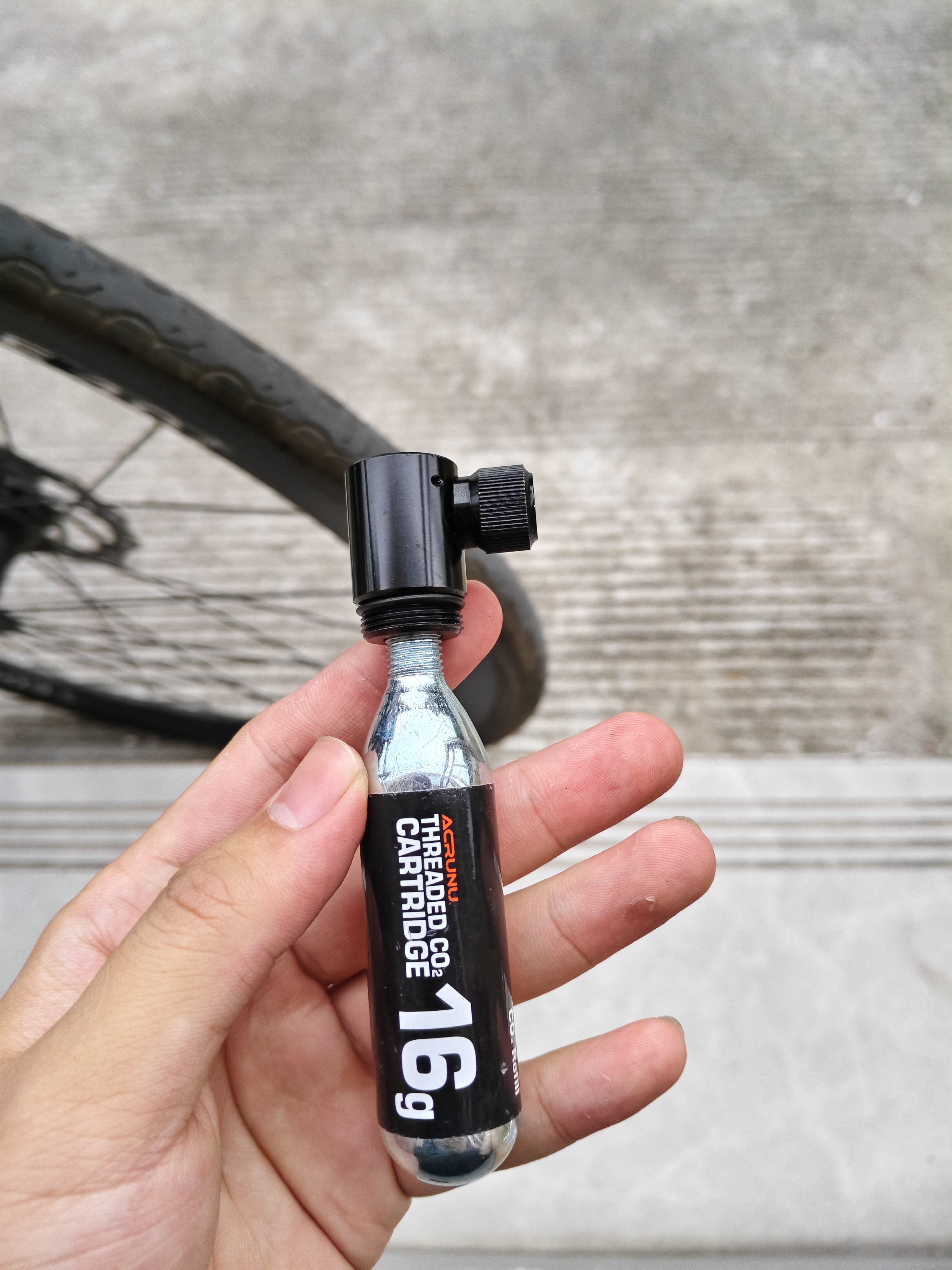 艾锐伦自行车co2快速充气瓶打气筒山地公路车便携式应急补胎工具