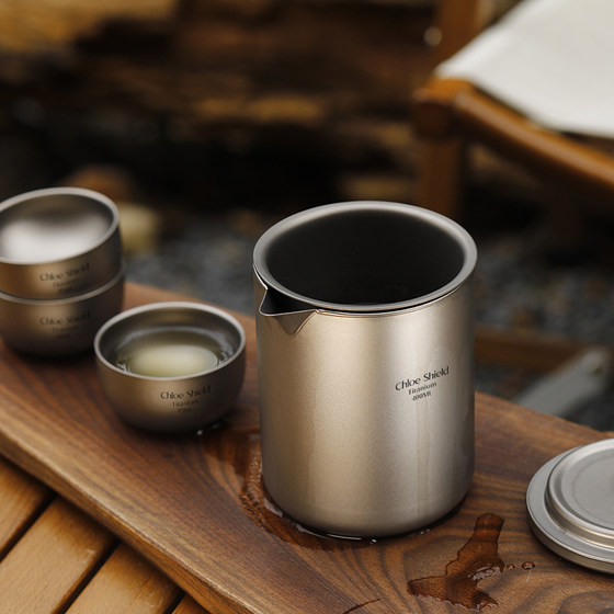 프리미엄 Kou Dun Outdoor Pure Titanium Tea Brewer Hawk Mouth Camping 휴대용 여행 차 세트 Kung Fu Tea Titanium Alloy Quick 프리미엄 Kou Dun Outdoor Pure Titanium Tea Brewer Hawk Mouth Camping 휴대용 여행 차 세트 Kung Fu Tea Titanium Alloy Quick