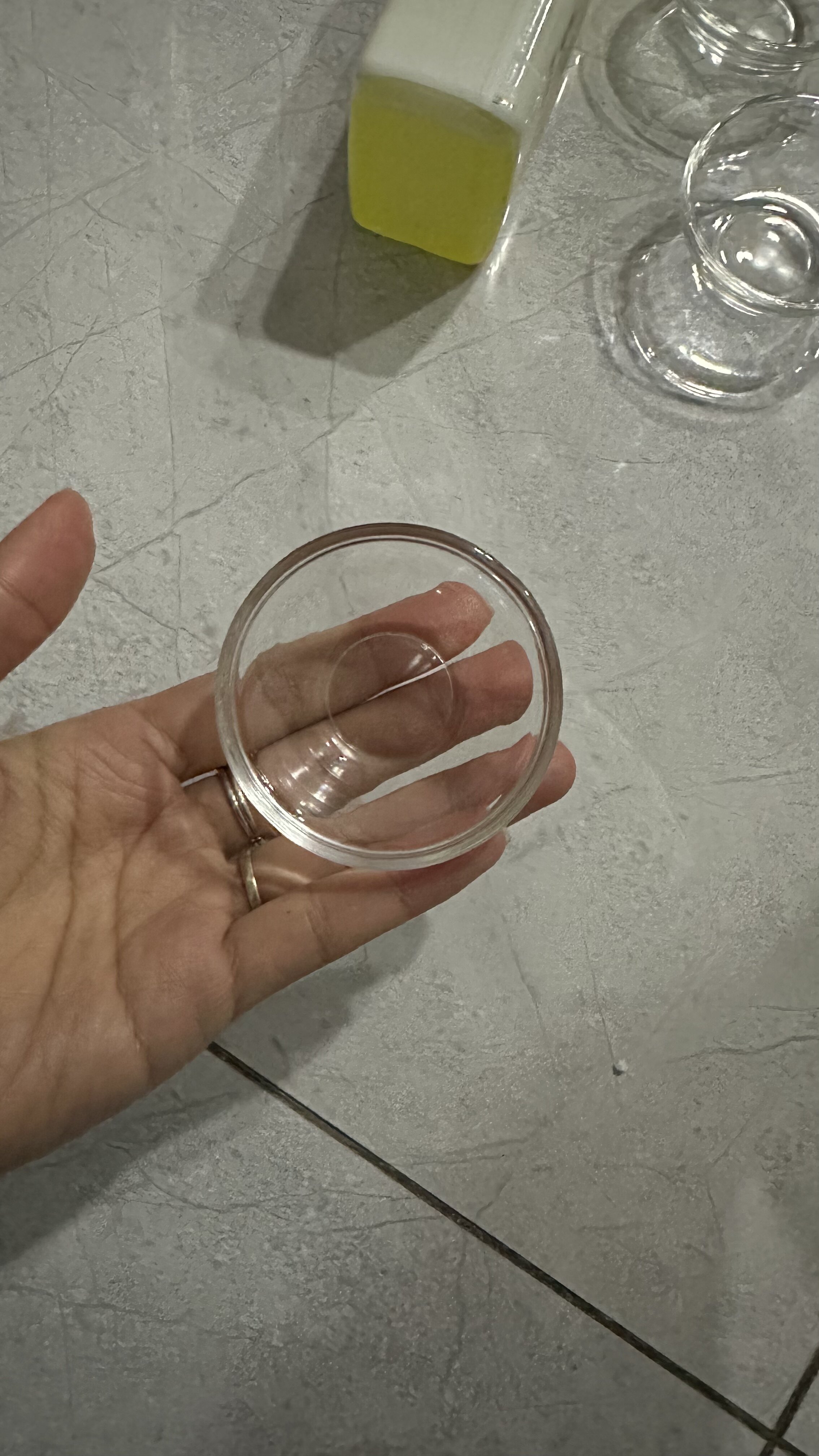 透明玻璃小碗钵子糕碗具耐高温可蒸煮布厅果冻马蹄咸水粿糕碗摆摊