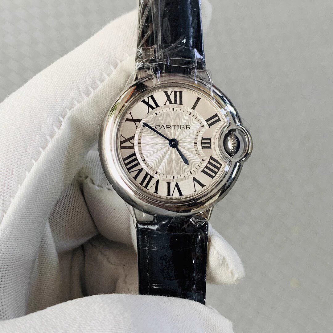 [9.8新]卡地亚女表蓝气球石英机芯手表女士正品w6920086