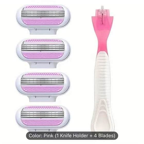 Three-layer women's shaving knife shaving manual shaving blade hair remover easily with armpit hair leg hair cross border
Three-layer women's shaving knife shaving manual shaving blade hair remover easily with armpit hair leg hair cross border
