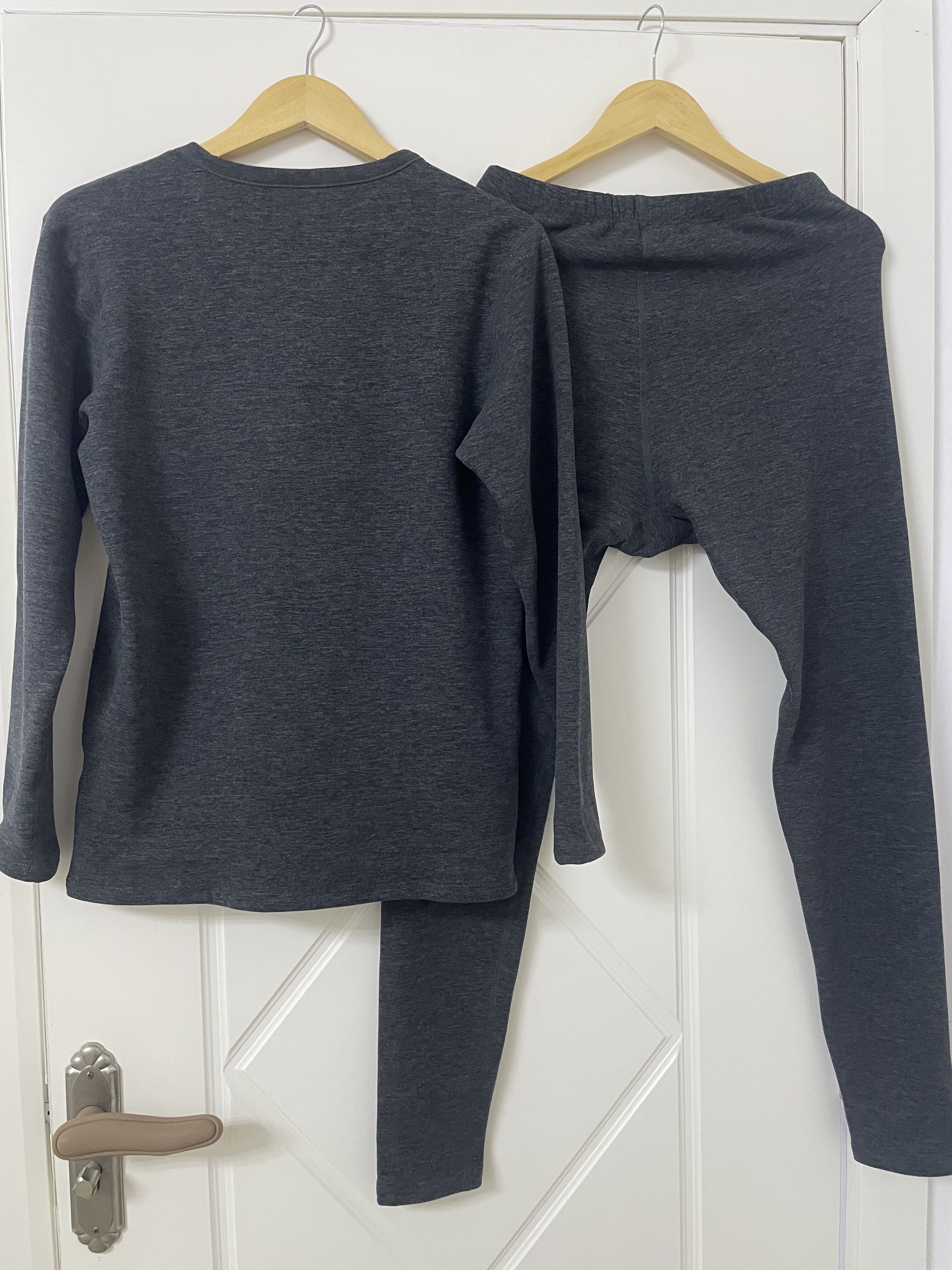 欧迪芬男士保暖内衣套装冬季加绒加厚山羊绒冬天无痕打底秋衣秋裤