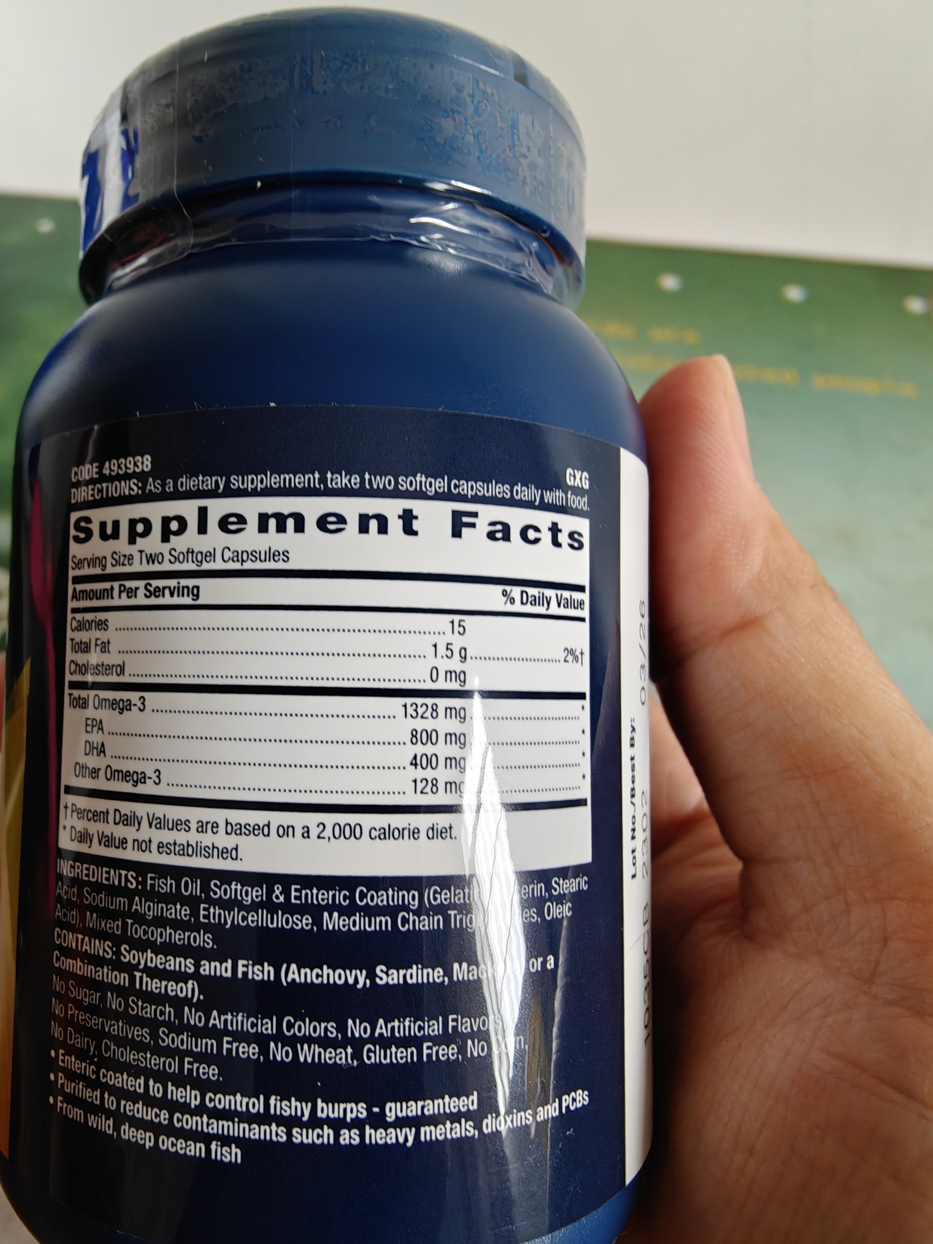 美国gnc高纯度深海鱼油omega3240粒好用么